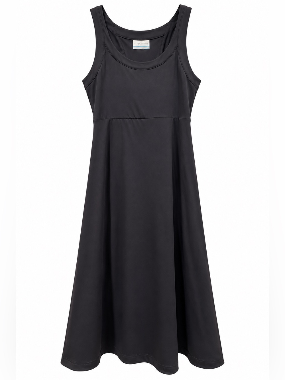Columbia Black Tennis Dress Sleeveless A-Line Midi Dress